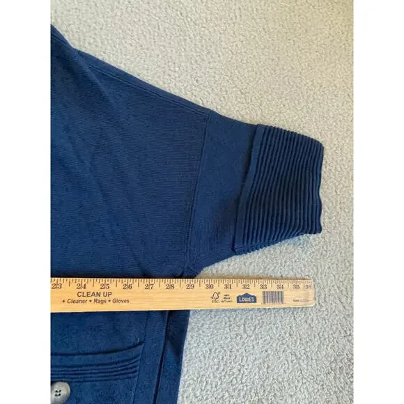 Marla Wynne Tunic Cardigan XS Oversized Slit Open Beach Lagenlook Sweater Duster - Picture 9 of 12